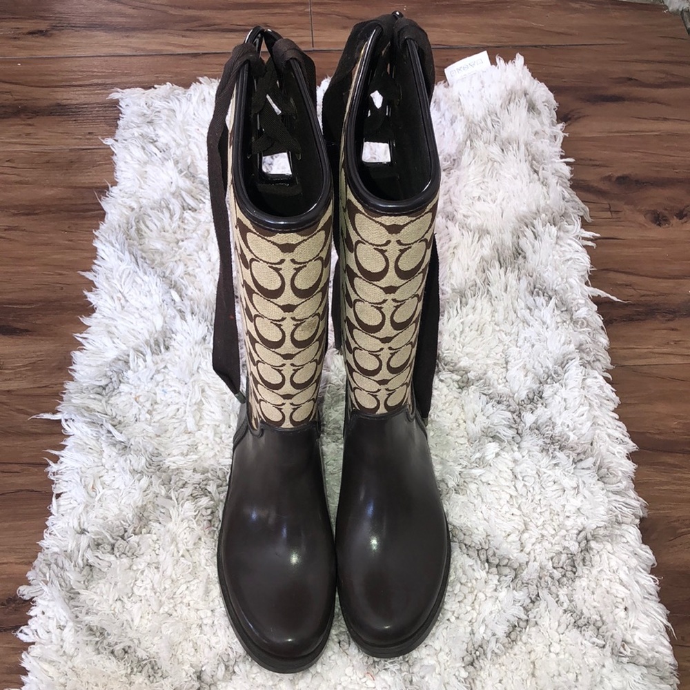 Coach Rainboots